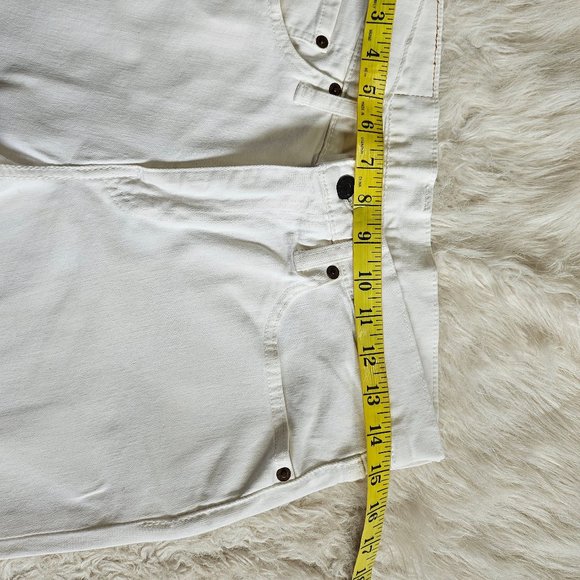 Levi's 511 Women's White Straight Legs Denim Jeans W31xL32 - Picture 4 of 11